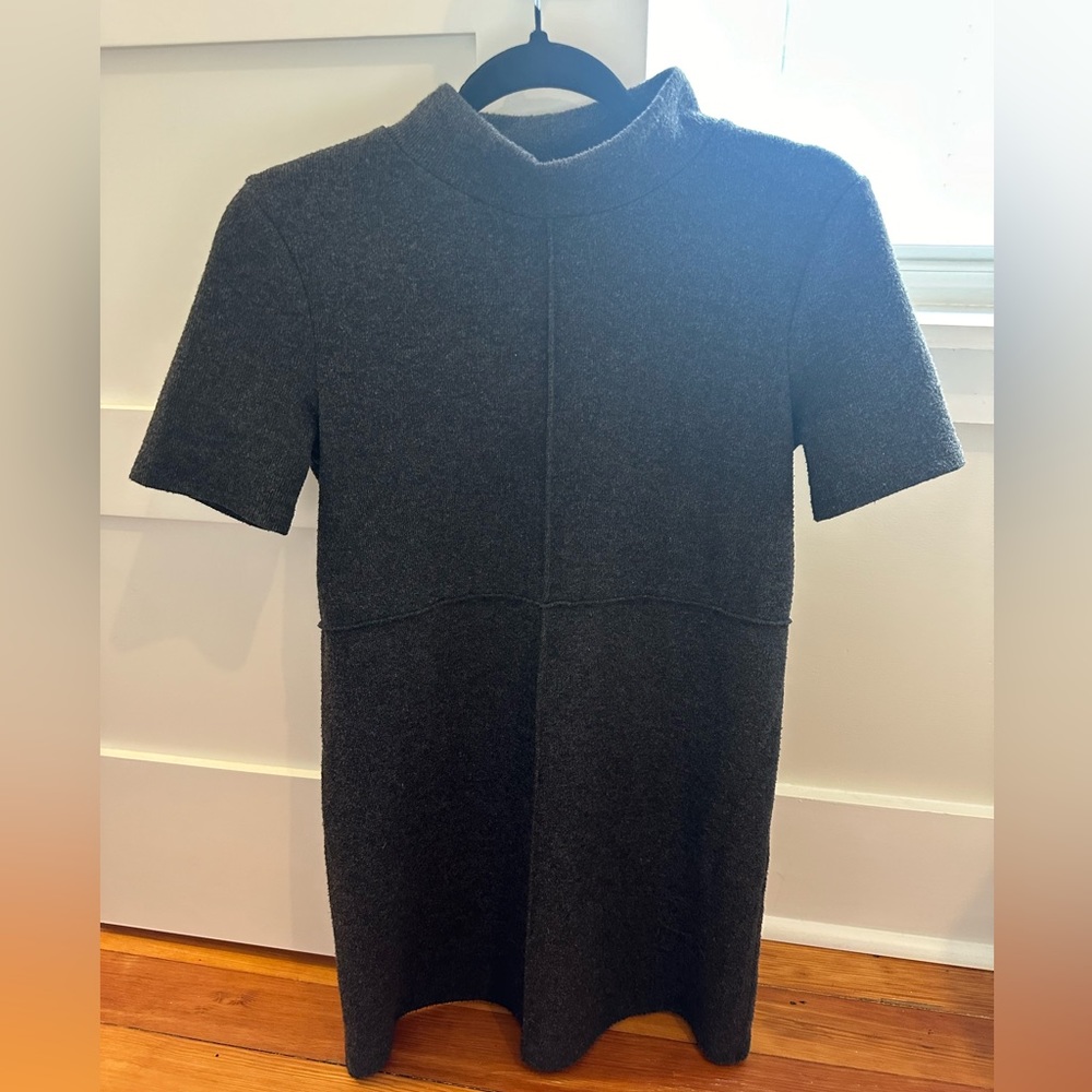 Dark gray Zara sweater dress. Size small